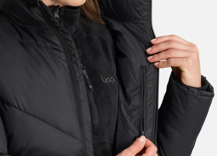 Chaqueta Mujer Lippi Long Line SteamPro Negra