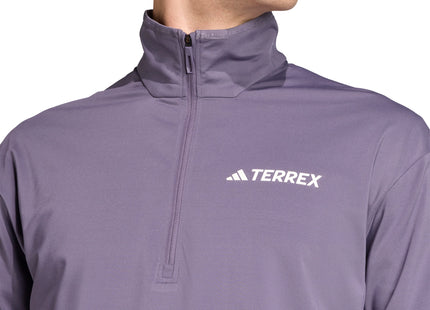 Polar Adidas Terrex MT CW Hombre Violeta Climawarm Medio Cierre