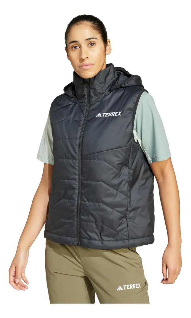 Chaqueta Adidas Terrex Mujer Negro CLIMAWARM Sin Mangas