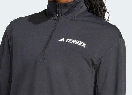 Polar Adidas Terrex MT CW Mujer Negro Climawarm Medio Cierre