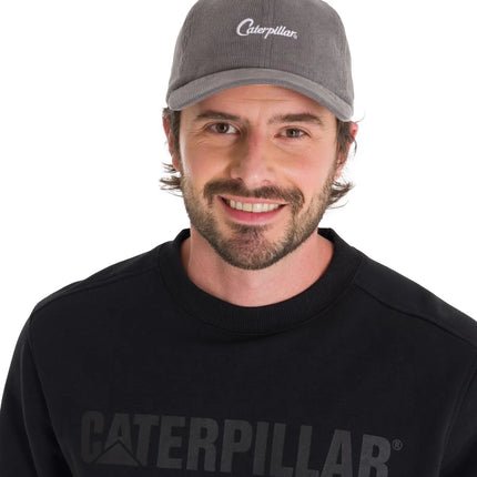 Cat Jockey 6 Panel Corduroy Neutral Grey