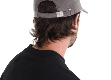 Cat Jockey 6 Panel Corduroy Neutral Grey