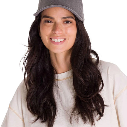 Cat Jockey 6 Panel Corduroy Neutral Grey