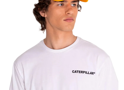Jockey Caterpillar Foam Trucker Blanco