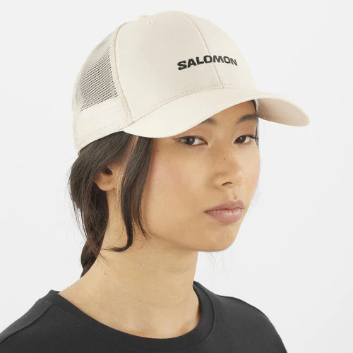 Jockey Salomon Logo Trucker Unisex Gris Rainy Day Algodón