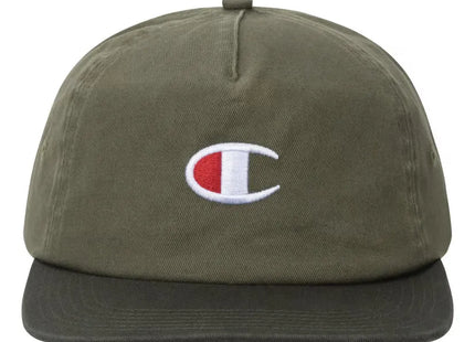 Jockey Champion Visera Plana Olive Unisex Algodón Ajustable