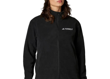 Polar Adidas Terrex MT Essentials Full Zip Mujer Negro Reciclado