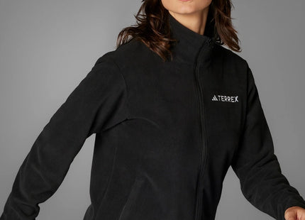 Polar Adidas Terrex MT Essentials Full Zip Mujer Negro Reciclado