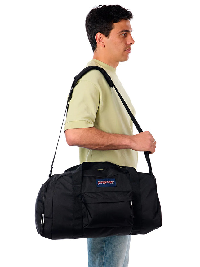 Bolso Duffle Jansport Weekender Medium Negro 40 Litros Viaje