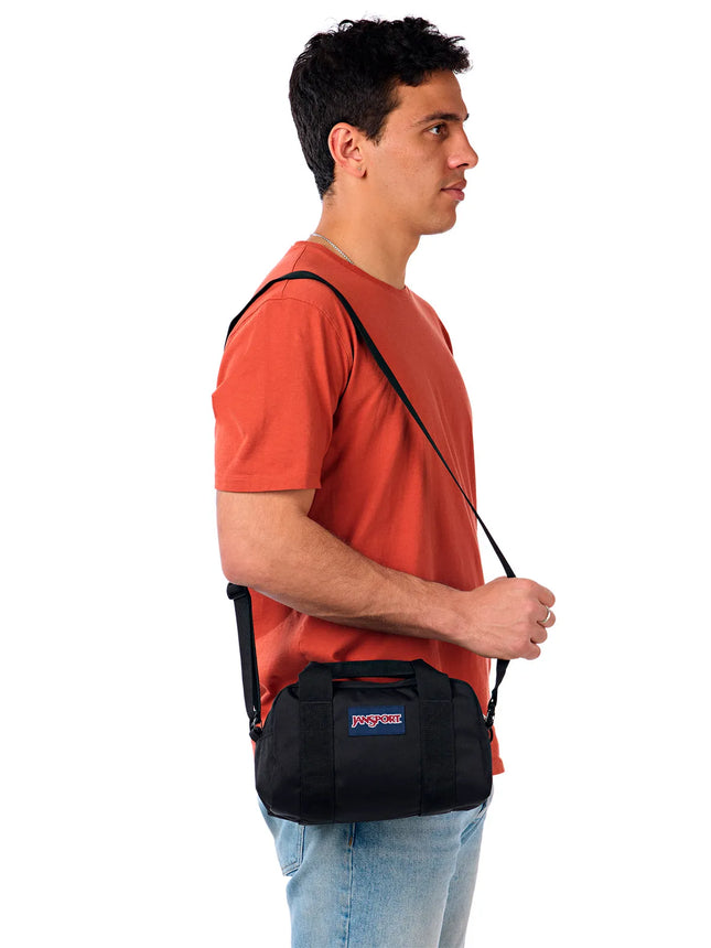 Bolso Duffle Mini Jansport Weekender Negro 5 Litros