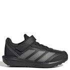 Zapatilla Adidas Faito EL K Niño Negro Gris EVA Velcro Malla