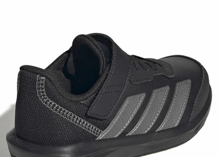 Zapatilla Adidas Faito EL K Niño Negro Gris EVA Velcro Malla