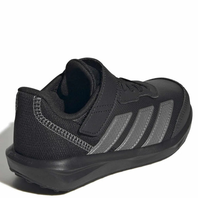Zapatilla Adidas Faito EL K Niño Negro Gris EVA Velcro Malla
