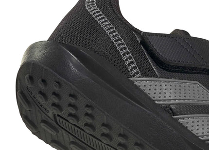 Zapatilla Adidas Faito EL K Niño Negro Gris EVA Velcro Malla