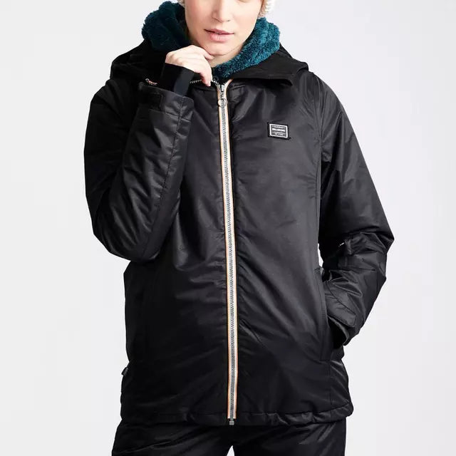 Chaqueta Nieve Billabong Sula Mujer Negro Impermeable 10K