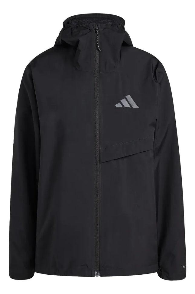 Chaqueta Adidas Terrex MT 2L Rain Mujer Negro Climaproof Impermeable