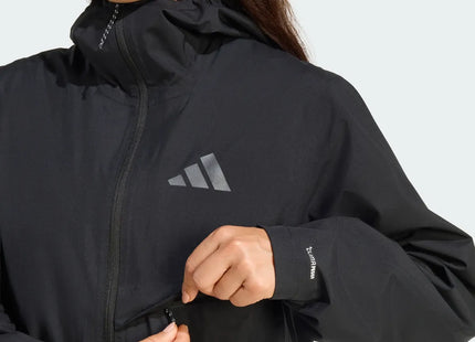 Chaqueta Adidas Terrex MT 2L Rain Mujer Negro Climaproof Impermeable