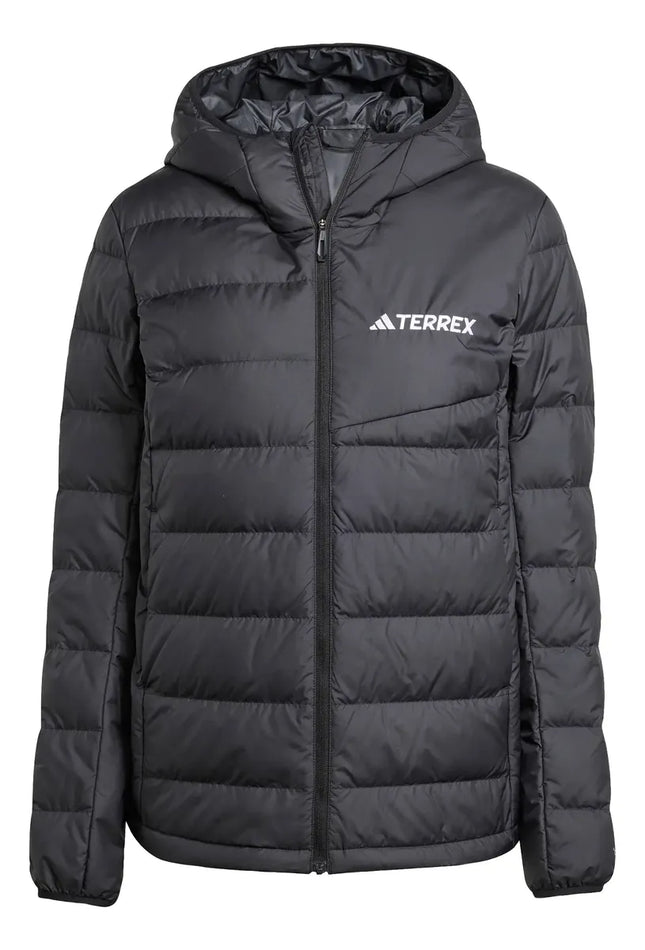 Chaqueta Adidas Terrex MT Down Hoodie Mujer Negro Pluma 600FP