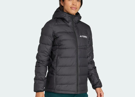 Chaqueta Adidas Terrex MT Down Hoodie Mujer Negro Pluma 600FP