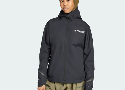 Chaqueta Adidas Terrex Xperior Light Rain Mujer Negro Climaproof 2.5L