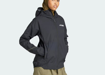 Chaqueta Adidas Terrex Xperior Light Rain Mujer Negro Climaproof 2.5L