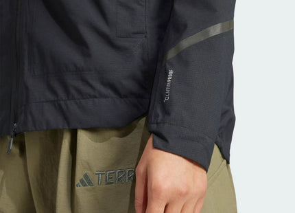 Chaqueta Adidas Terrex Xperior Light Rain Mujer Negro Climaproof 2.5L