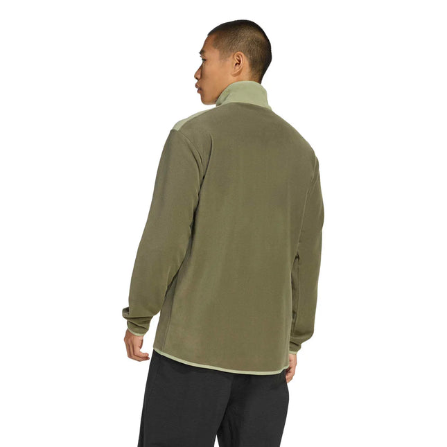 Polar Adidas Terrex MT Full Zip Hombre Verde Oliva Fleece Reciclado