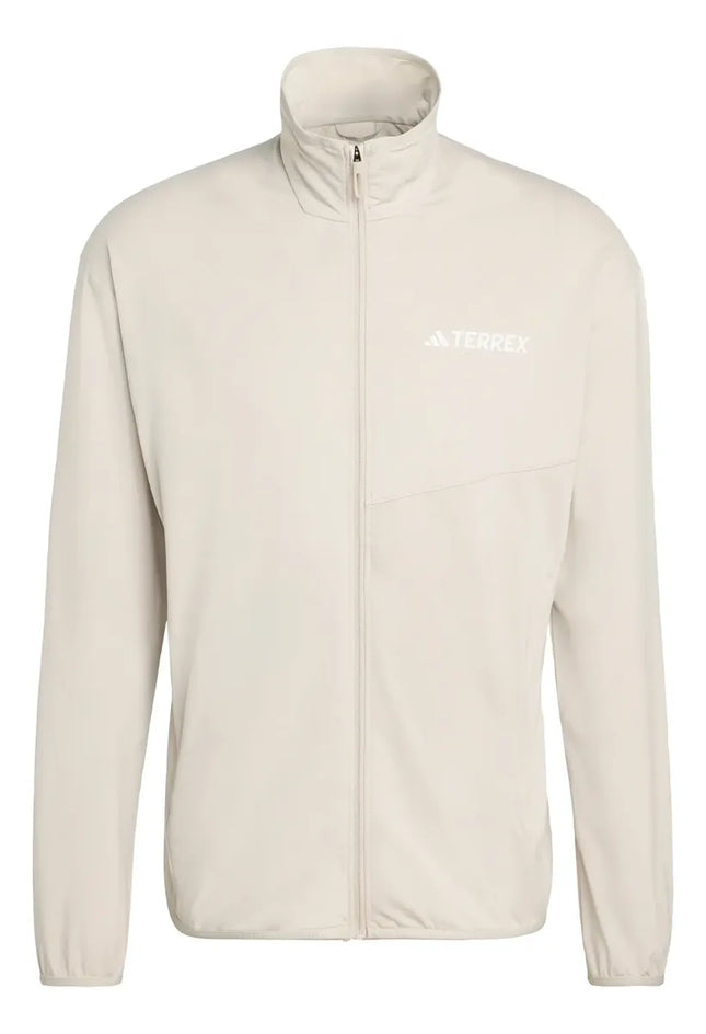 Polar Adidas Terrex Multi Fleece Hombre Beige CLIMAWARM Full Zip
