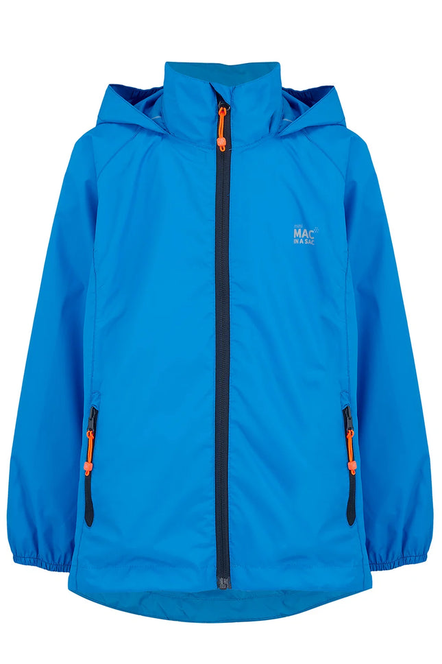 Cortaviento Mac in a Sac Origin Mini Niño Azul 10K Impermeable