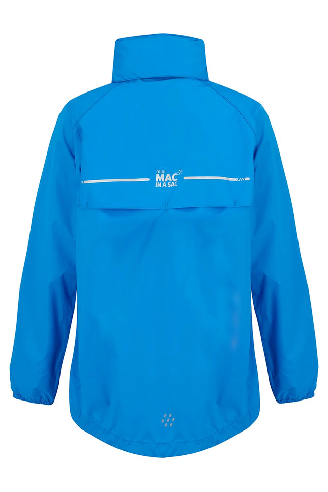 Cortaviento Mac in a Sac Origin Mini Niño Azul 10K Impermeable