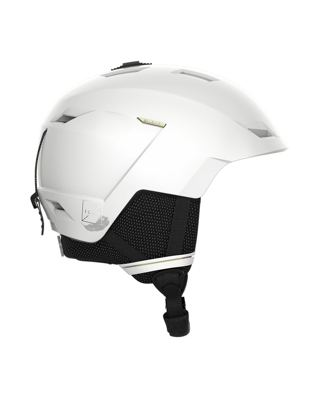 Casco Nieve Salomon Icon LT Blanco Ski Snowboard EPS4D Calce Mujer