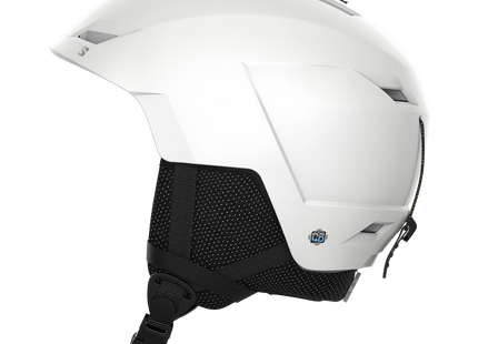 Casco Nieve Salomon Icon LT Blanco Ski Snowboard EPS4D Calce Mujer
