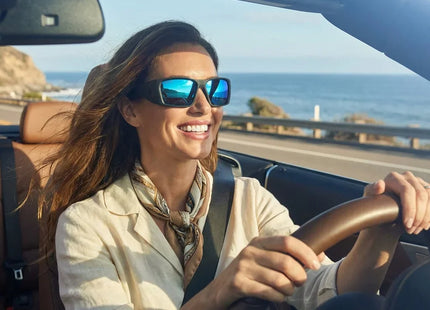 Lentes de Sol Polarizados Bonoboss Salmon Seeker Celeste Deportivo