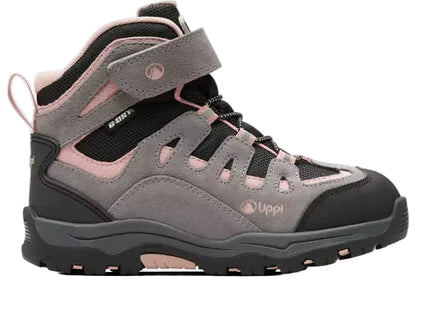 Botín Lippi Puelo CS Hi Velcro Kids Gris B-Dry Hiking