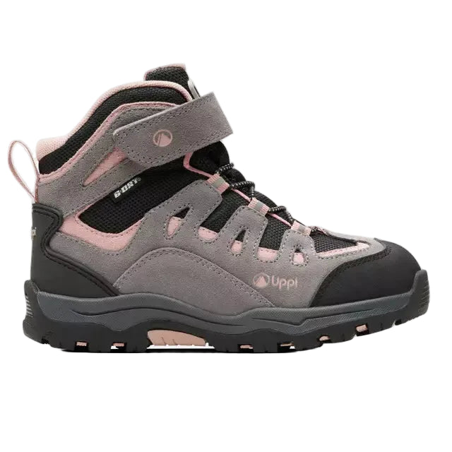 Botín Lippi Puelo CS Hi Velcro Kids Gris B-Dry Hiking