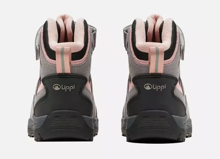Botín Lippi Puelo CS Hi Velcro Kids Gris B-Dry Hiking