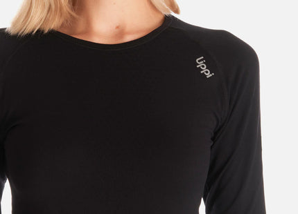 Primera Capa Superior Mujer Lippi Skintec 1000 Seamless Top Negra