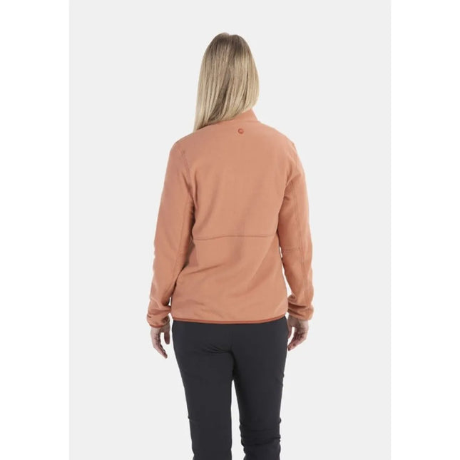 Polar Marmot Rocklin Full Zip Mujer Naranja Sunburn Fleece