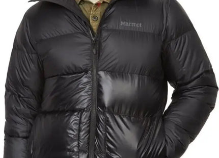 Chaqueta Marmot Guides Down Hoody Hombre Negro Pluma Impermeable