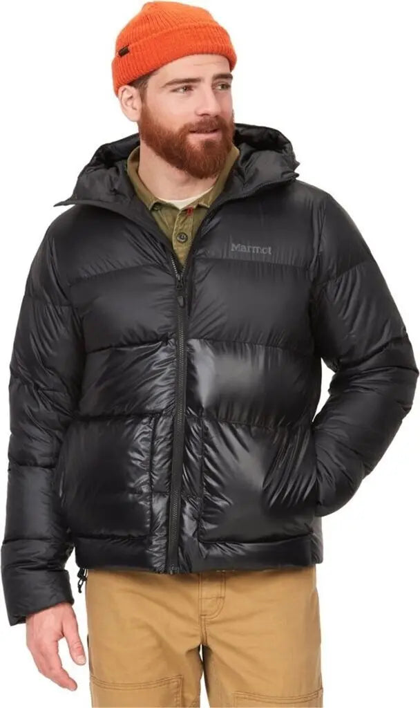 Chaqueta Marmot Guides Down Hoody Hombre Negro Pluma Impermeable