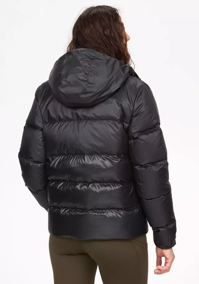 Chaqueta Marmot Guides Down Hoodie Mujer Negro Pluma 700FP