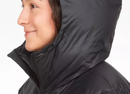Chaqueta Marmot Guides Down Hoodie Mujer Negro Pluma 700FP
