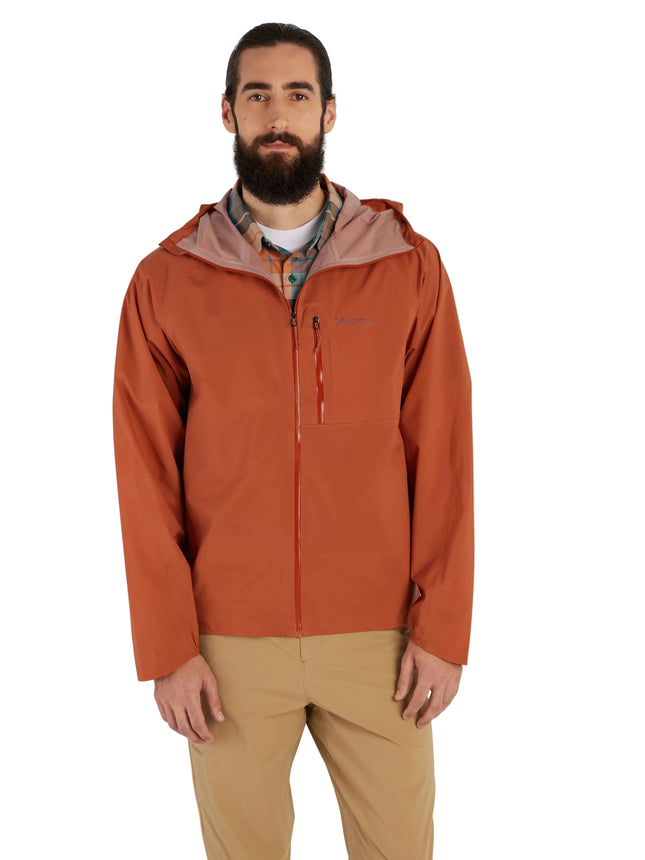 Cortaviento Marmot Superalloy Bio Rain Hombre Auburn NanoPro