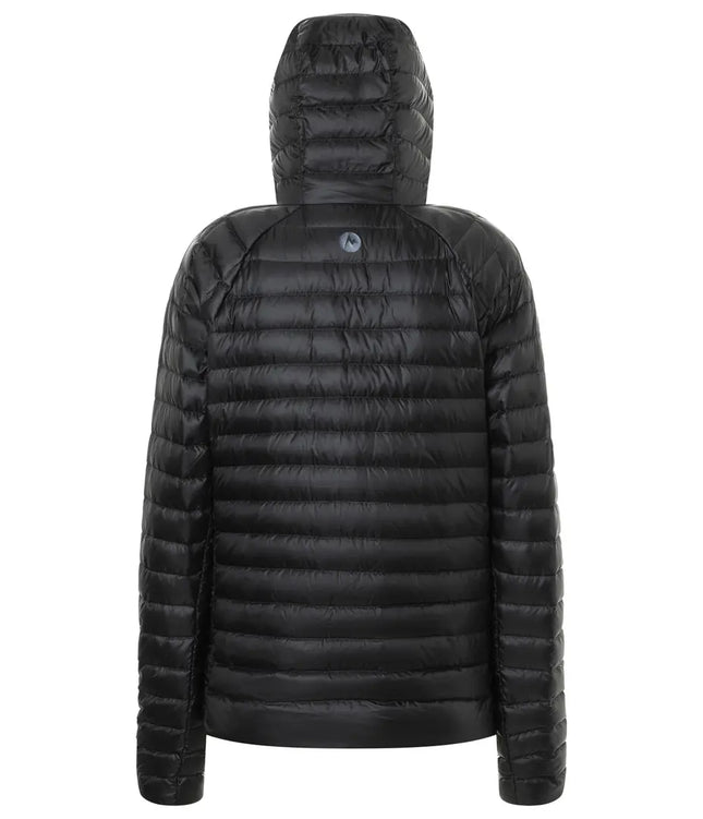 Chaqueta Marmot Hype Down Hoodie Mujer Negro Pertex 800FP ExpeDRY