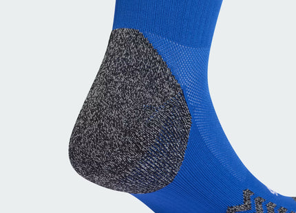 CALCETINES DE FUTBOL ADIDAS COLOR AZUL CON DETALLES BLANCOS - MEDIAS FUTBOL FORMOTION AEROREADY UNISEX