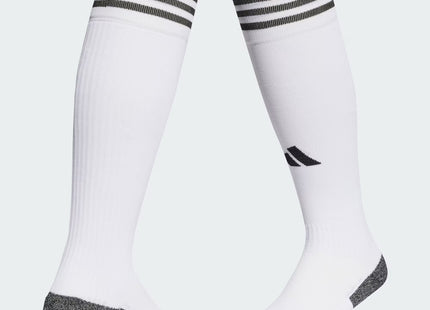 CALCETIN DE FUTBOL ADIDAS BLANCO CON DETALLES NEGROS