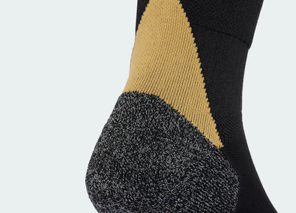 CALCETIN ADIDAS DE FUTBOL ADI 24 - UNISEX COLOR NEGRO CON DETALLES DORADOS