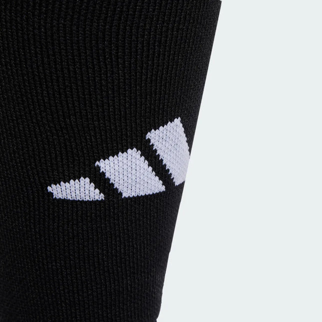 CALCETIN ADIDAS DE FUTBOL ADI 24 - UNISEX COLOR NEGRO CON DETALLES DORADOS