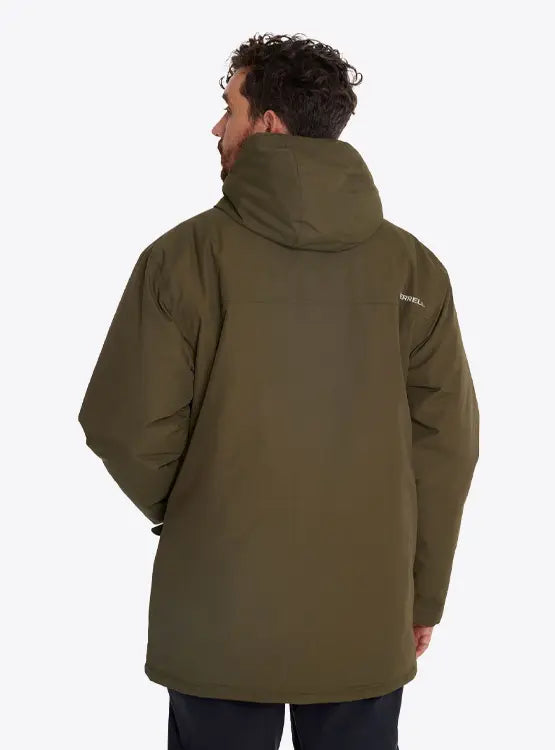 Parka Merrell Technical Hombre Verde Oliva Impermeable 5K