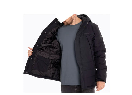 Parka Merrell Padded Hombre Negro Relleno Repreve Repelente